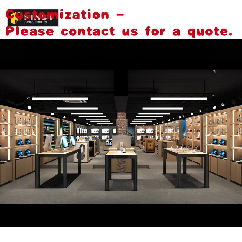 Interior Design Retail - custom.متجر الكمبيوتر للبيع بالتجزئة التصميم الداخلي