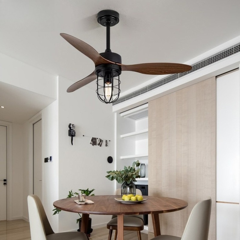 مروحة سقف أمريكية بتصميم ريترو - مراجعة Interior Design Industrial Style وسعره