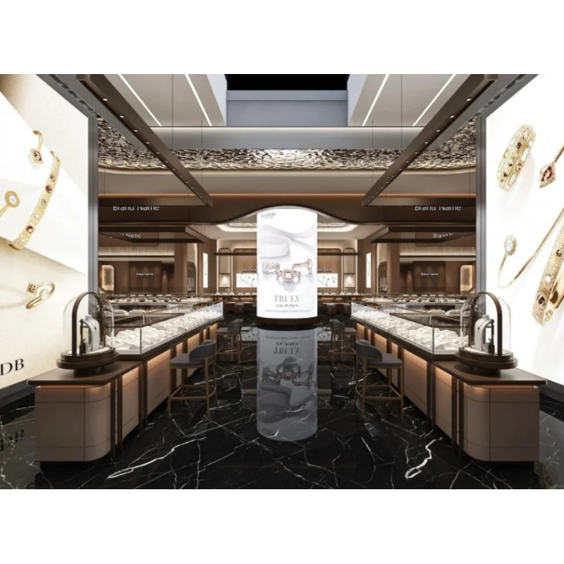 تصاميم مخصصة لصالات عرض المجوه - مراجعة Interior Design Retail وسعره
