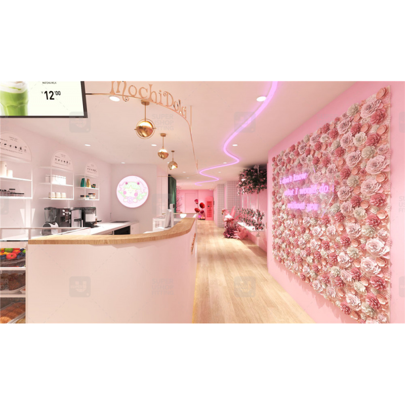 تصميم داخلي مخصص لمتجر شاي الح - مراجعة Interior Design Retail وسعره