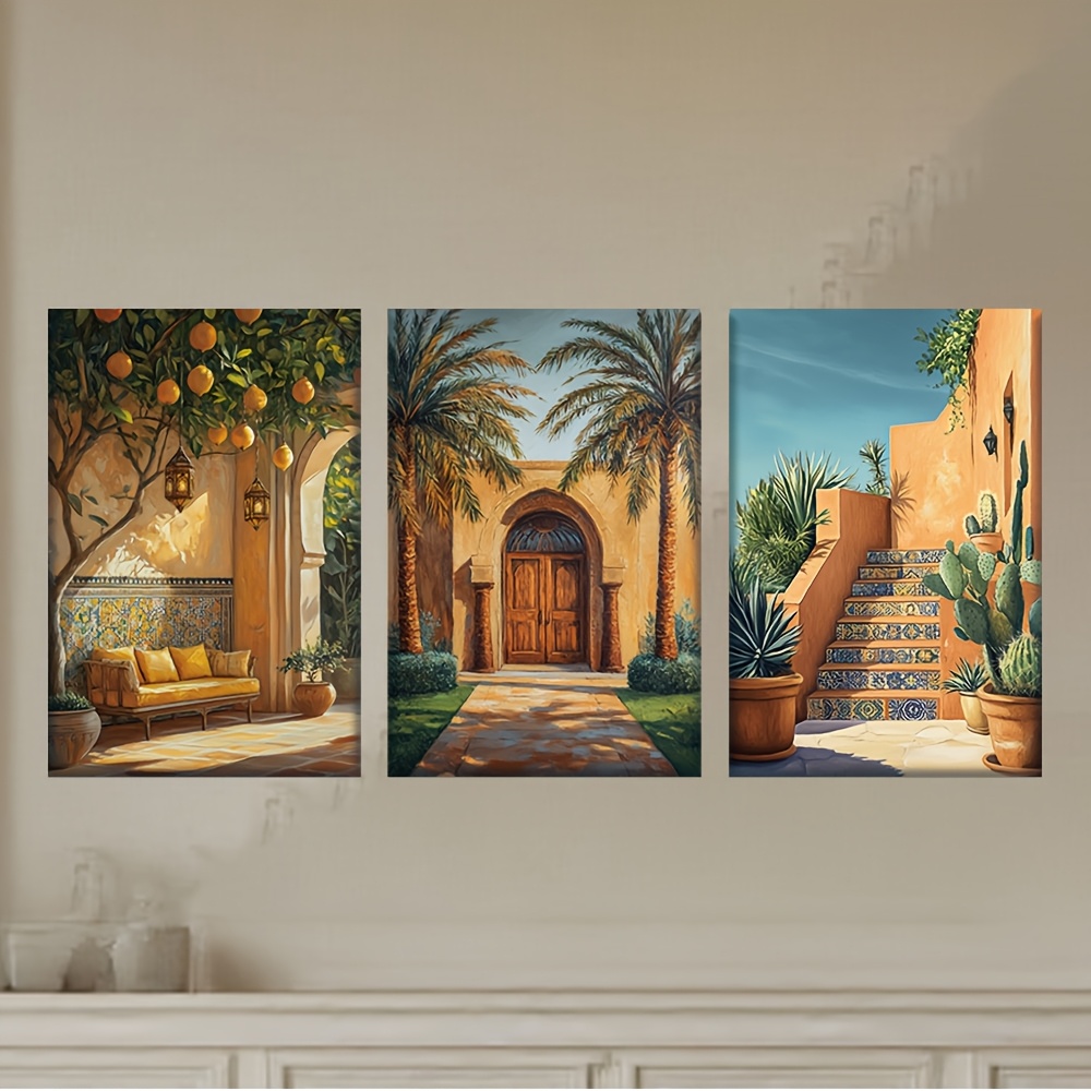 لوحة قماشية بدون إطار [JIT] 3  - مراجعة Abstract Canvas Set وسعره