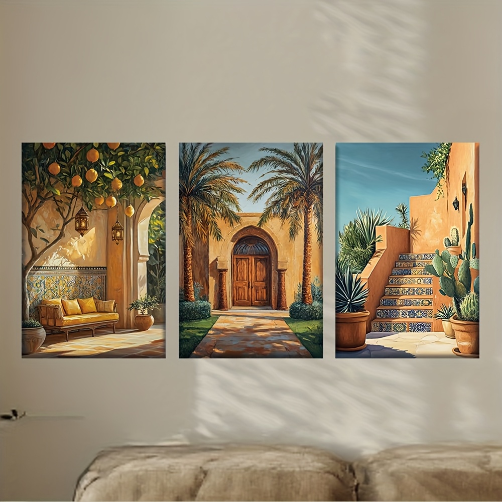 لوحة قماشية بدون إطار [JIT] 3  - مراجعة Abstract Canvas Set وسعره