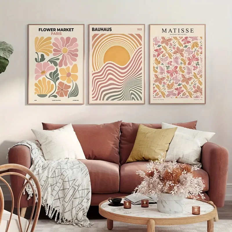 3 قطع من اللوحات الفنية الزخرف - مراجعة Abstract Canvas Set وسعره