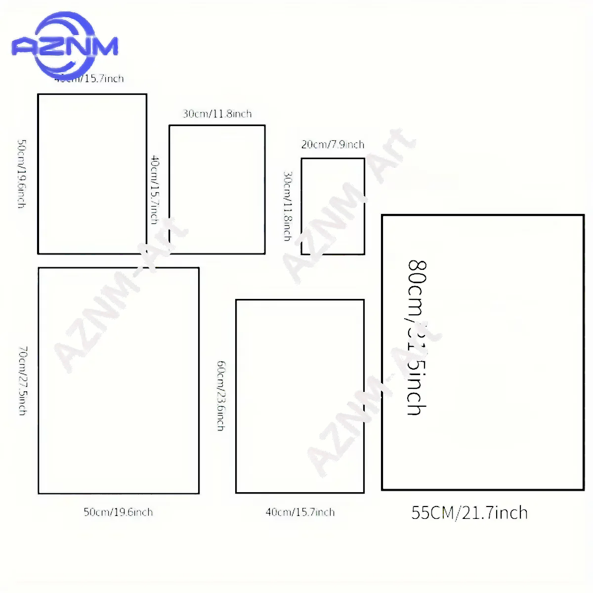مجموعة من طبقتين من مطبوعات ال - مراجعة Abstract Canvas Set وسعره