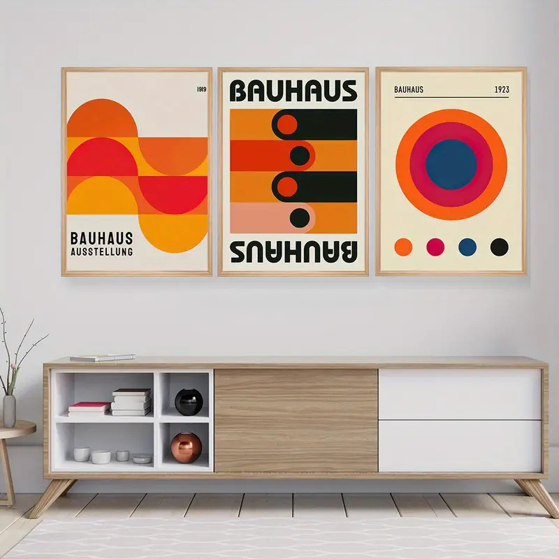 مجموعة من 3 ملصقات تجريدية بأس - مراجعة Abstract Canvas Set وسعره