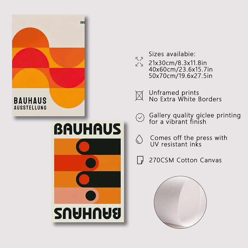 مجموعة من 3 ملصقات تجريدية بأس - مراجعة Abstract Canvas Set وسعره