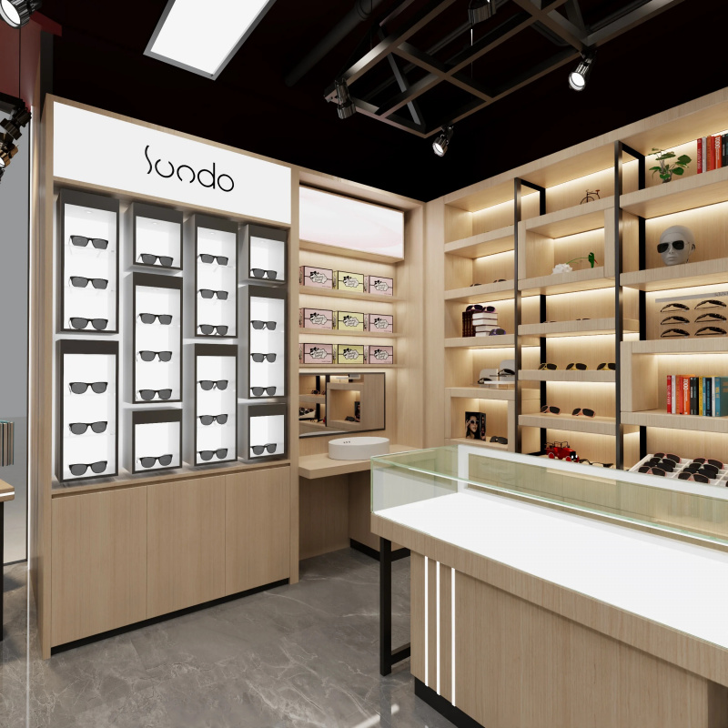 تصميم داخلي مخصص لمتجر النظارا - مراجعة Interior Design Retail وسعره