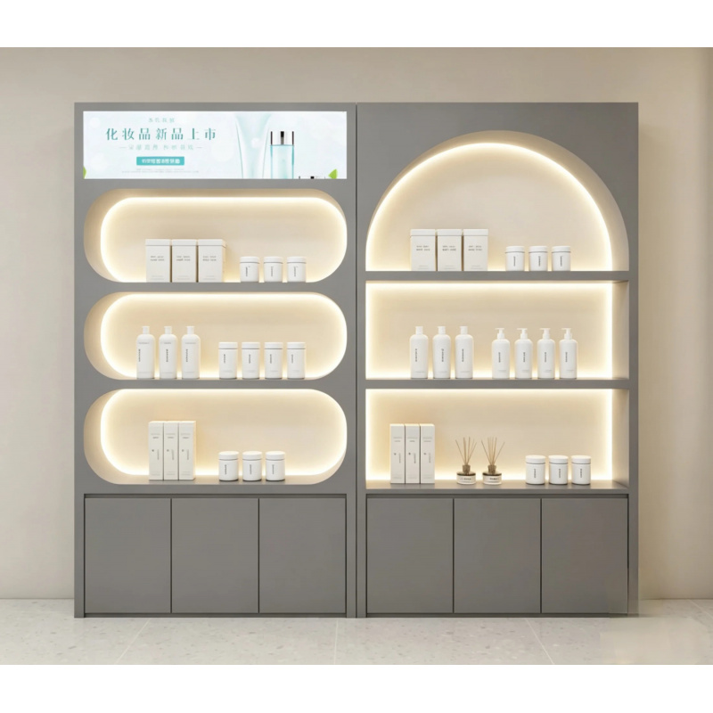 رف عرض تجاري مخصص للمنتجات مع  - مراجعة Interior Design Retail وسعره