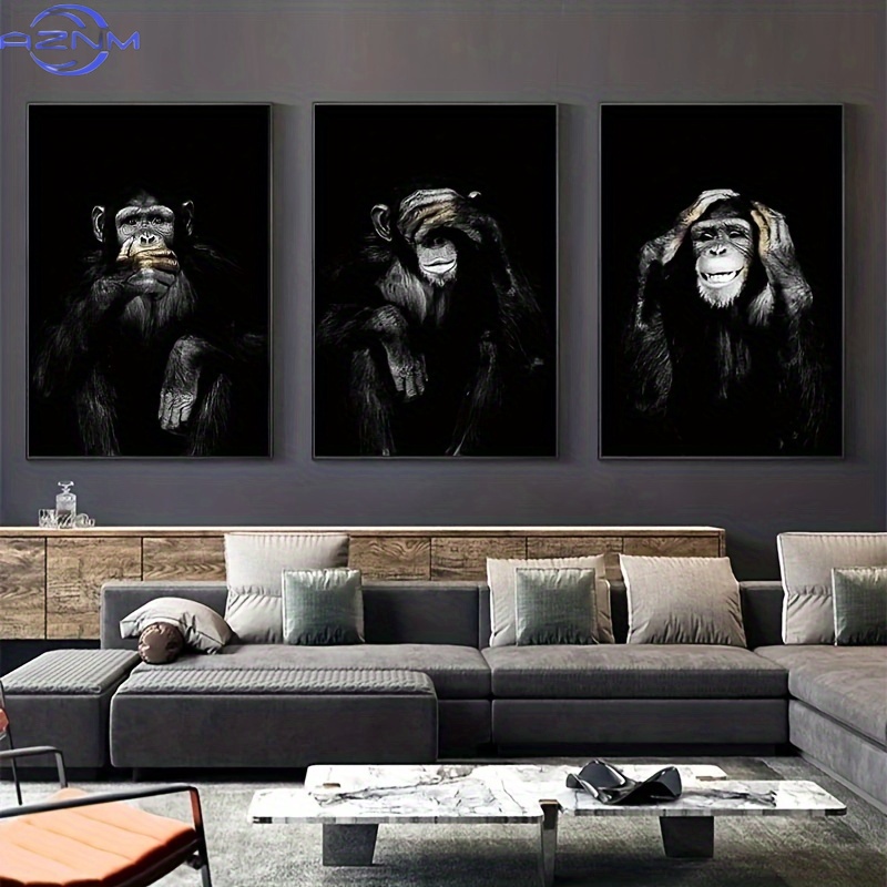 مجموعة من 3 ملصقات كبيرة الحجم - مراجعة Abstract Canvas Set وسعره